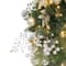 6ft. Battery-Operated Pre-Lit Gold Decorated Artificial Garland